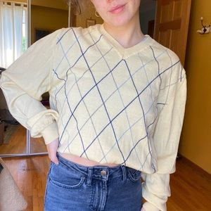 Yellow V-Neck sweater